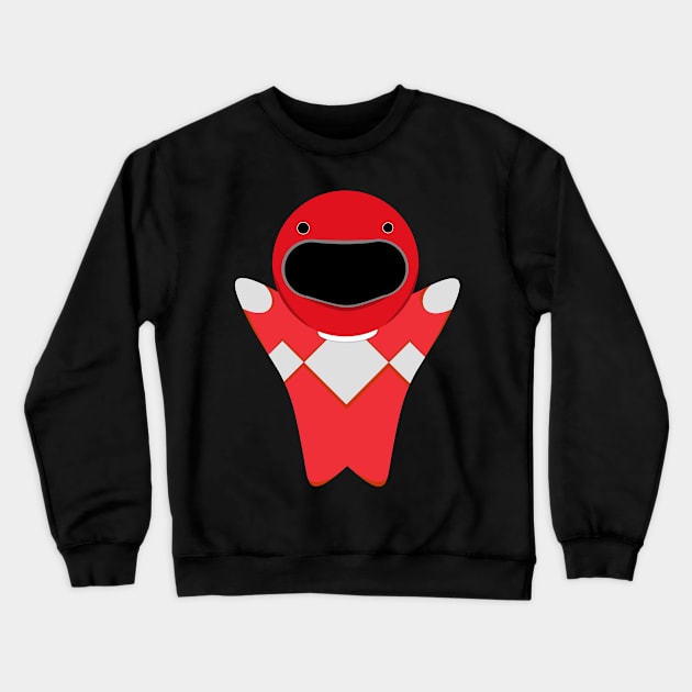 mini red ranger Crewneck Sweatshirt by prettyguardianstudio